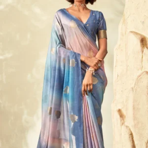 Pure Handloom Khadi Silk with Contemporary Digital Print