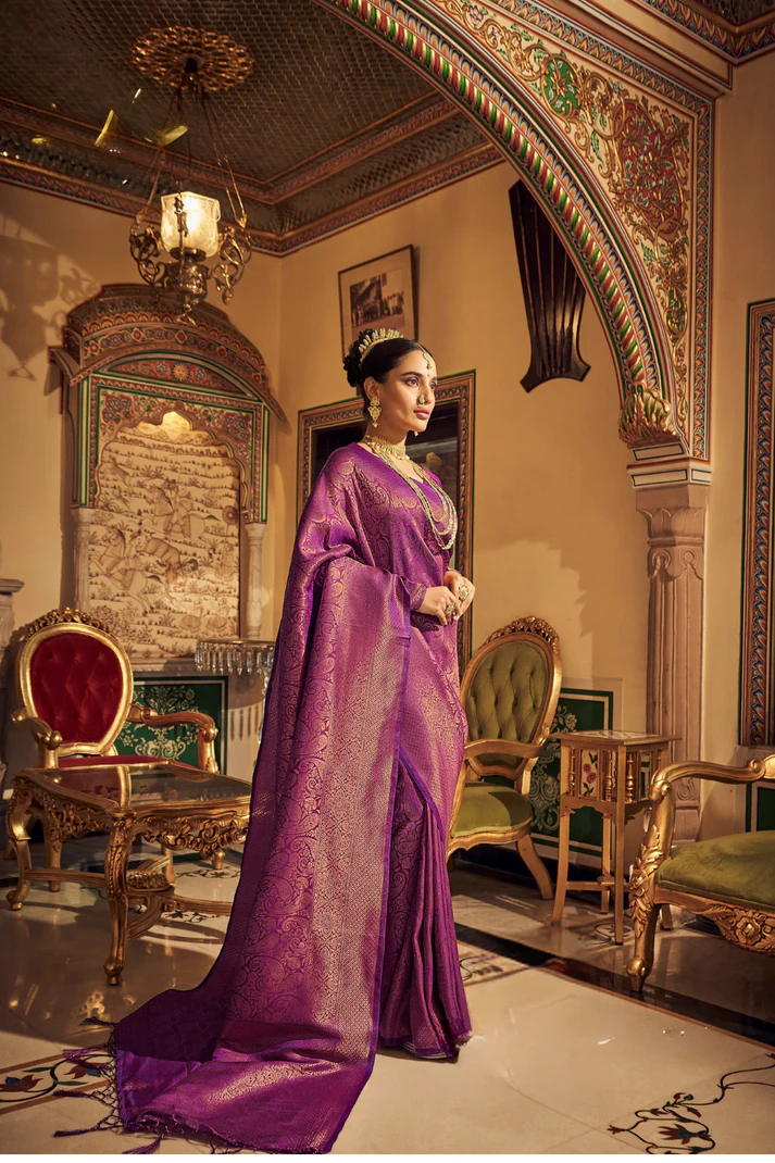 Graceful Loom Pure Handloom Silk Saree in Luxurious Soft Finish - Image 6