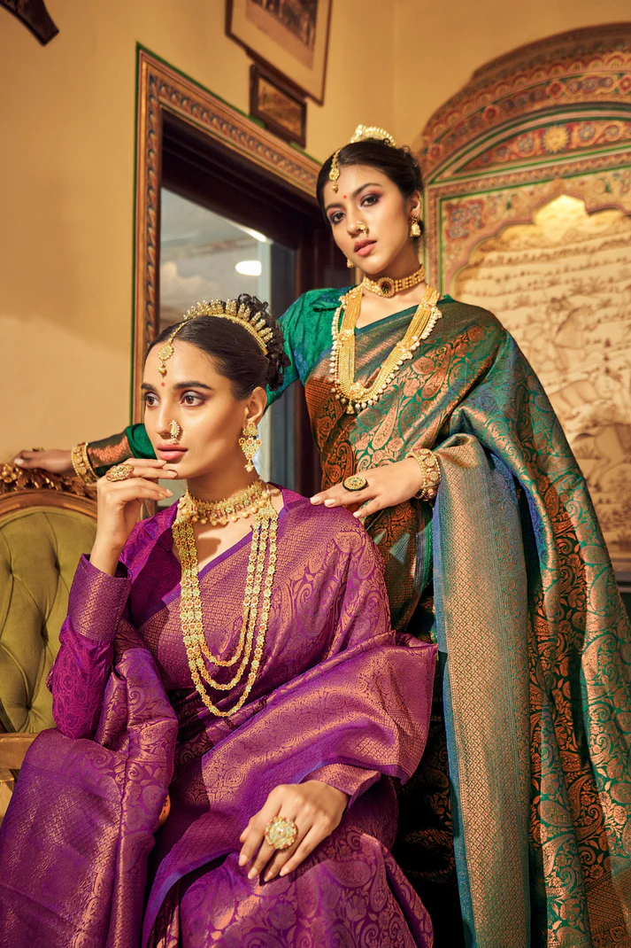 Graceful Loom Pure Handloom Silk Saree in Luxurious Soft Finish - Image 8