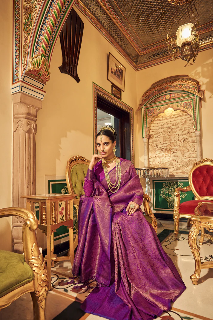 Graceful Loom Pure Handloom Silk Saree in Luxurious Soft Finish - Image 16