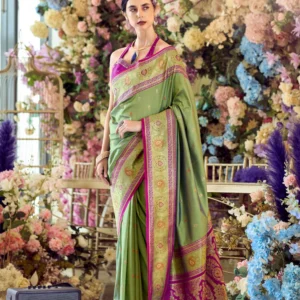 Pure Soft Banarasi Silk Saree A Royal Drape of Tradition