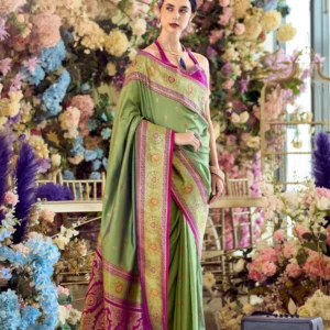 Pure Soft Banarasi Silk Saree A Royal Drape of Tradition
