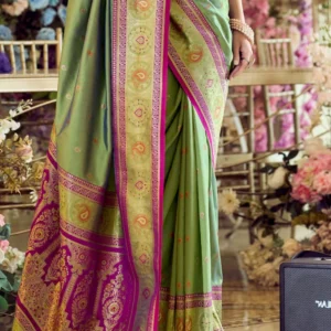 Pure Soft Banarasi Silk Saree A Royal Drape of Tradition