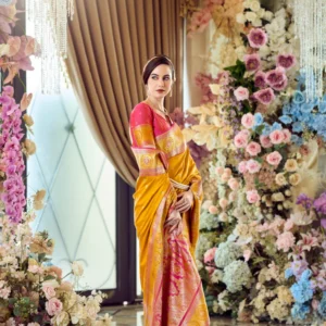 Pure Soft Banarasi Silk Saree A Royal Drape of Tradition