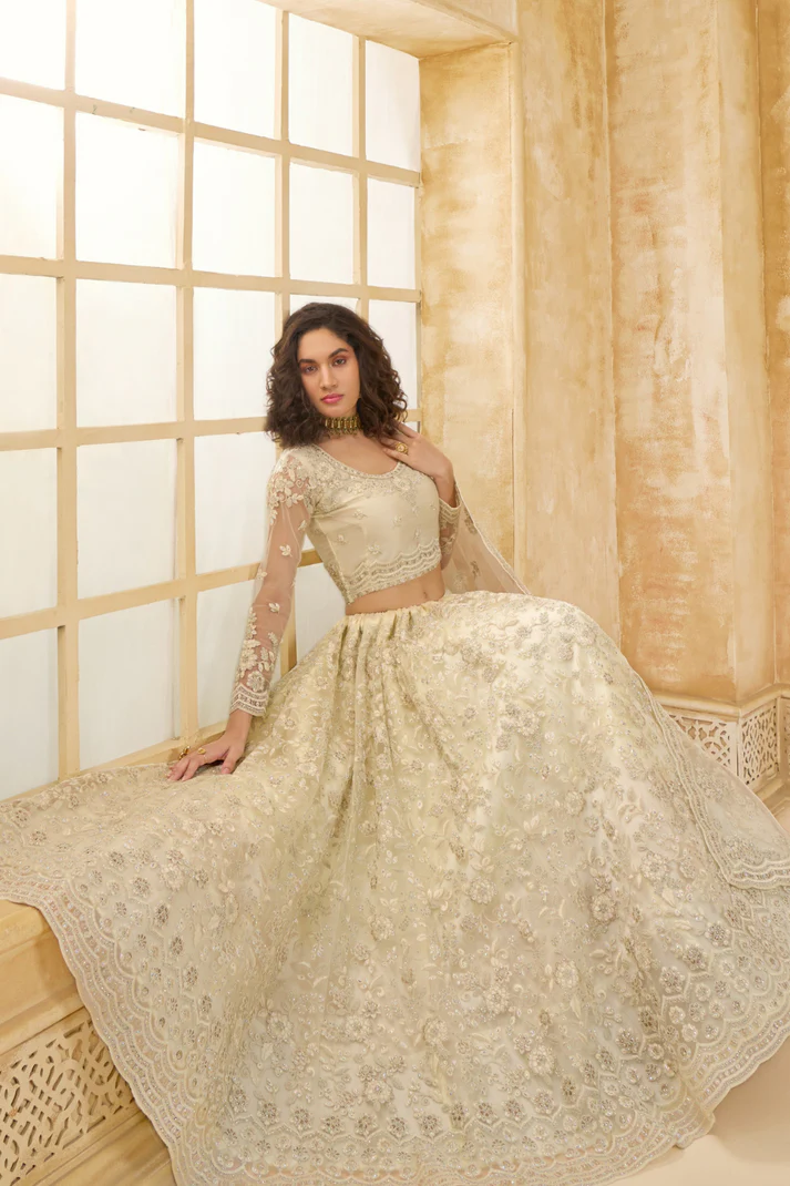 Radiant Designer Lehenga Choli For Weddings - Image 3