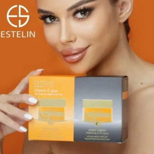 Estelinn Vitamin C Plus Hyaluronic and Niacinamide Day and Night Combo- 50g each