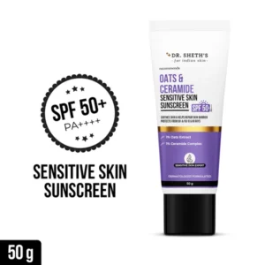 Dr Sheth's Oats & Ceramide Sensitive Skin Sunscreen-50g