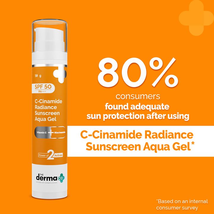 The derma co C-CINAMINE R SUNSCREEN AQUAGEL 50GM - Image 4