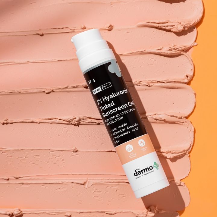 the derma co 1% HYALURONIC TINTED SUNSCREEN GEL 50 GM - Image 17