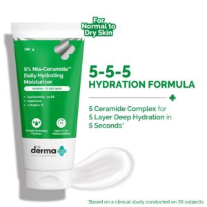 The derma co 5% Nia-Ceramide Daily hydrating Moisturizer