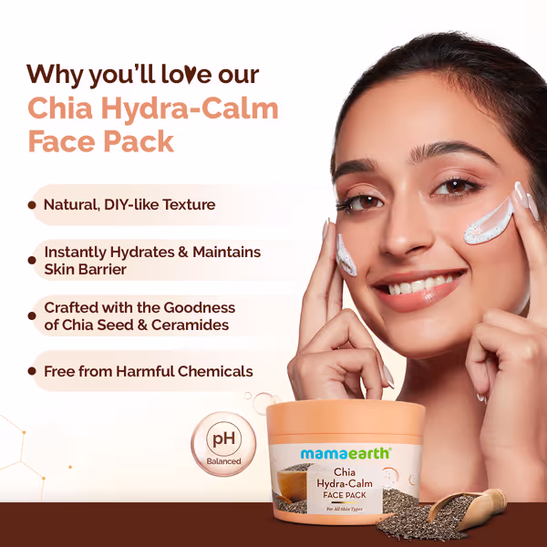 Mamaearth Chia Hydra Calm Face Pack 200 g - Image 8