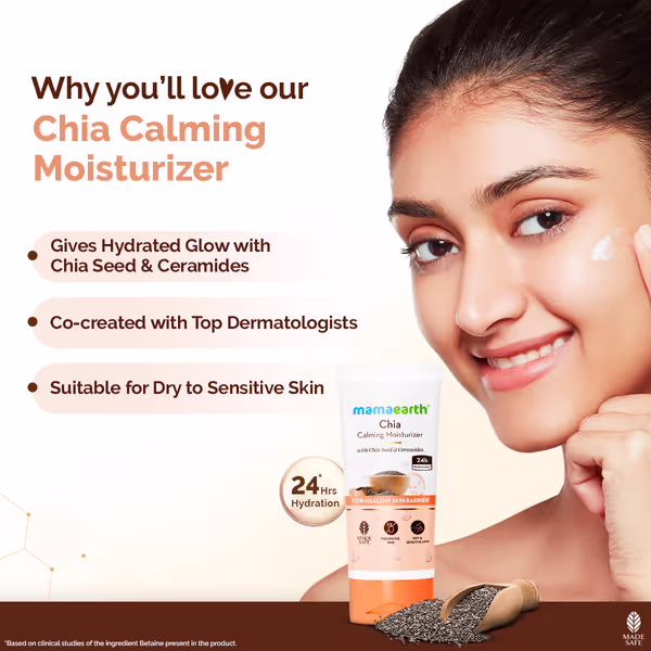 Mamaearth Chia Calming Moisturizer 80 g - Image 9