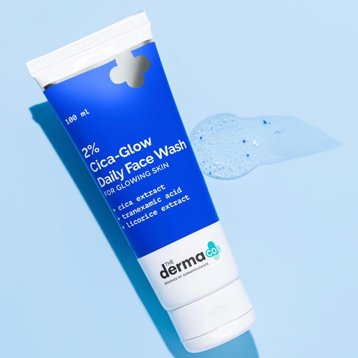 The derma co 2% Cica-Glow Daily Face Wash