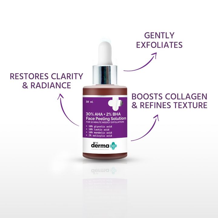 THE DERMA CO 30% AHA +2% BHA PEELING SOLUTION 30ML - Image 6