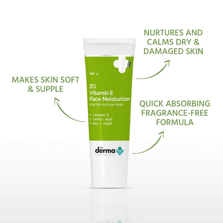 3% Vitamin E Face Moisturizer With Vitamin E & Lactic Acid - 100g - Image 6