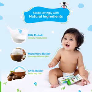 Mama earth milky Soft Face Cream With Murumuru Butter for Babies, 60g