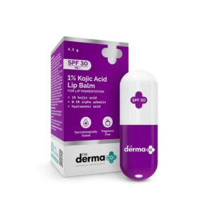 The derma co1% Kojic Acid Lip Balm With Alpha Arbutin & Hyaluronic Acid - 4g