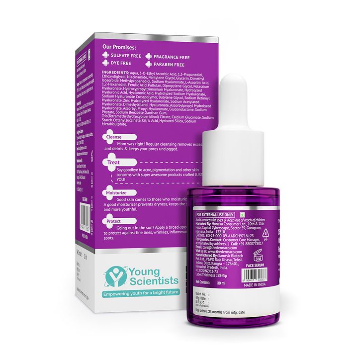 The derma co15% Vitamin C Face Serum 30 ml - Image 3