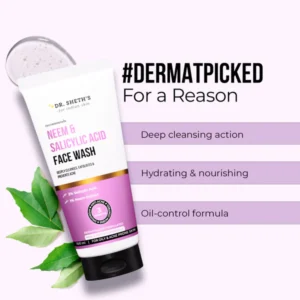 Dr. Sheth’s Neem & Salicylic Acid Face Wash - 100G