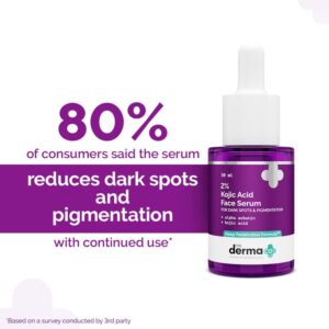 The derma co 2% KOJIC ACID FACE SERUM 30ML