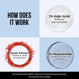 "Dr. Sheth’s Kesar & Kojic Acid Moisturizing Cream 50gm "