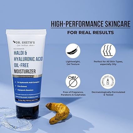 Dr. Sheth’s Haldi & Hyaluronic Acid Oil-Free Moisturizer - 50g - Image 3