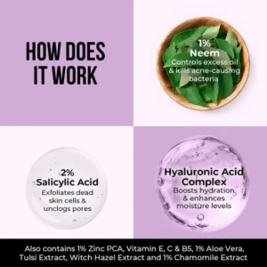 Dr. Sheth’s Neem & Salicylic Acid Face Wash - 100G