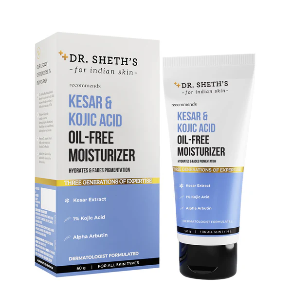 "Dr. Sheth’s Kesar & Kojic Acid Oil- Free Moisturizer - 50 gm" - Image 5