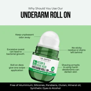 Dr. Sheth's Kesar & Kojic Acid Underarm Roll On- 50 ml