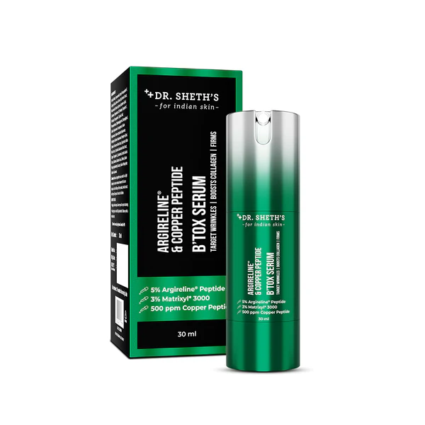 Dr. Sheth's Argireline & Copper Peptide B’tox Serum - 30 ml