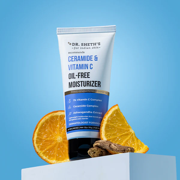 Dr. Sheth’s Ceramide & Vitamin C Oil-Free Moisturizer - 50g