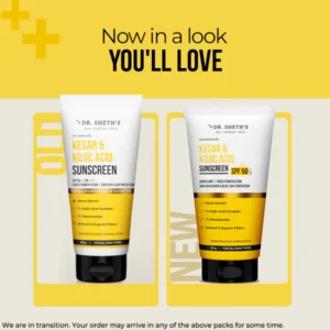 Dr. Sheth’s Kesar & Kojic Acid Sunscreen - 50 gm