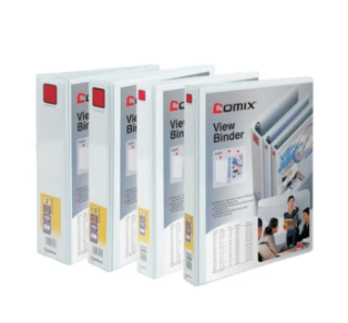 A4 Size Comix 4 Ring View Binder File 2.5 Inch Model A239