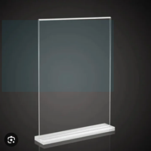 A4 Size Paper Holder Stand To Display On Table Transparent Material