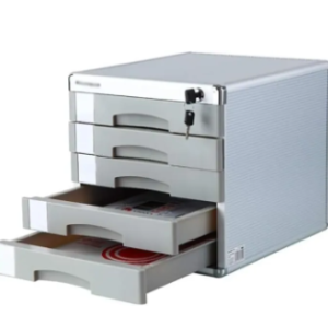 Desktop Comix File cabinets Rack With Lock 5-Layers Drawer