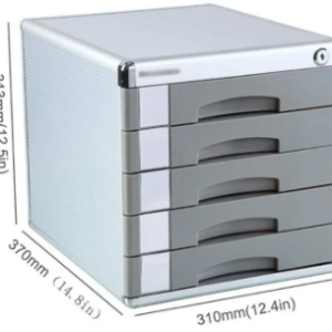 Desktop Comix File cabinets Rack With Lock 5-Layers Drawer