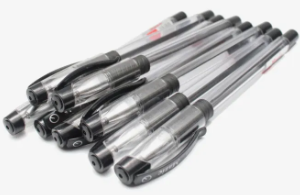 Black Color Radius Mazic Ultimate Writing Pen (Black Ink) Pack Of 50