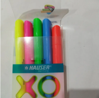 Hauser Germany High Lighter Mixed Colour 5 Pcs Set