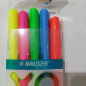 Hauser Germany High Lighter Mixed Colour 5 Pcs Set