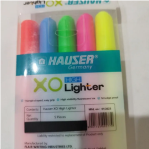 Hauser Germany High Lighter Mixed Colour 5 Pcs Set