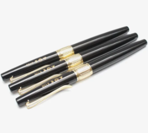 Black Color Wing Sung Galg Pen | Fancy Fountain Pen Set of 3