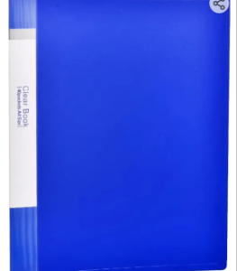 40 Pocket A3 Size Multicoloured Clear Book File To Keep Documents Separately