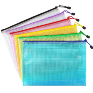 Comix A5 Zipper Bag With Chain 10 Pcs Model Number A20561