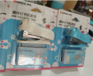 Comix Mini Stapler With Staples Pin