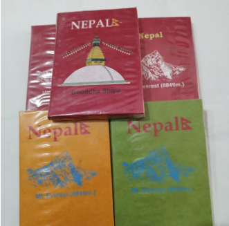 Handmade Nepali Lokta Paper A7 Size Diary