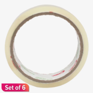 Clear Color Camat 1" Cartoon Tape Set of 6
