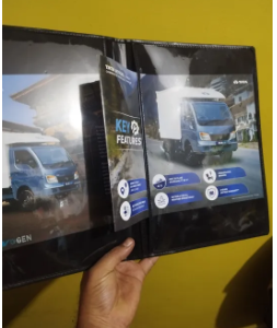 A4 Size Seminar File Both Side Transparent Plastic To hold Both Sides A4 Size Paper Documents