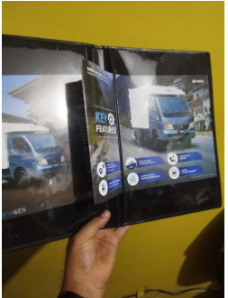 A4 Size Seminar File Both Side Transparent Plastic To hold Both Sides A4 Size Paper Documents