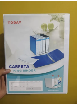 Today 3 Ring View Binder File Holds 250 Sheets - Image 6