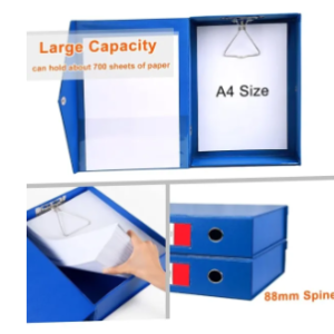Box File Inside Clips Single Pc